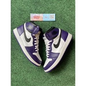 Size 10 - Jordan 1 Retro High OG Court Purple 2.0 2020